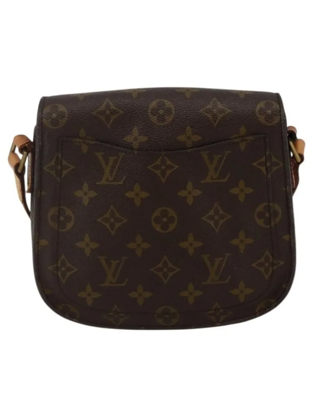 Authentic LOUIS VUITTON Monogram Saint Cloud MM Shoulder Bag M51243 LV